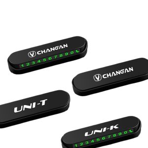Temporary Parking Telephone Number Plate Card and Phone Holder for CHANGAN UNI-K UNI-V CS75 PLUS