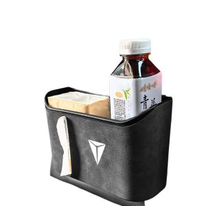 3-in-1 Suede Console Storage Box with Tissue Holder and Trash Bin for DEEPAL SL03 S7