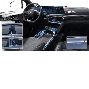 TPU Interior Protective Film for CHANGAN UNI-T 2020-2022 RHD Center Console Instrument Panel