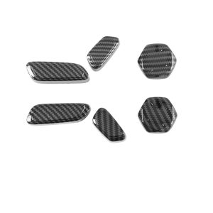 Interior Seat Adjustment Button Trim Cover Carbon Fiber Style for CHANGAN UNI-K 2021