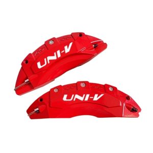 Aluminum Alloy Brake Caliper Covers for CHANGAN UNI-V Rear Wheels 2-Piece Set Orange