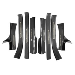 DEEPAL S07/S7 Carbon Fiber Style Door Sill Protectors and Rear Guard Plate Trim Set