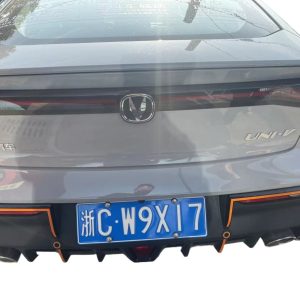 Window Deflectors with Stainless Steel Trim for CHANGAN UNI-V 2022+ (Extended Version), 4-Piece Set