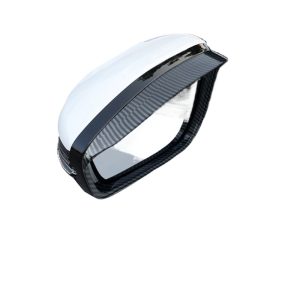 Side Rearview Mirror Rain Eyebrow Guard Carbon Fiber Style for CHANGAN UNI-K 2021-2024