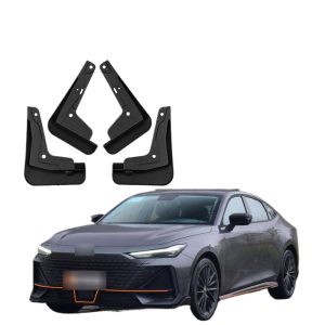 Black Front and Rear Mud Flaps Splash Guards for 2022-2024 CHANGAN UNI-V