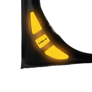 Reflective Door and Tailgate Luminous Warning Stickers for 2022 CHANGAN UNI-V 4-Piece Set