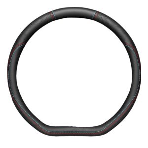 Genuine Leather D-Type Steering Wheel Cover with Logo for CHANGAN UNI-T (2020+)