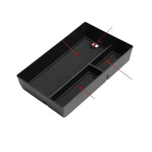 Center Console Lower Armrest Storage Tray and Silicone Mat for DEEPAL S07 / S7 (2023-2025)