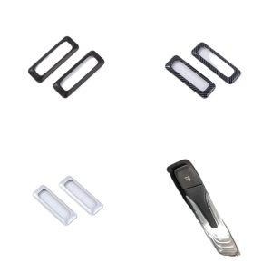 Interior Rear Reading Light Trim Decorative Cover for CHANGAN UNI-V 2022 Silver ABS