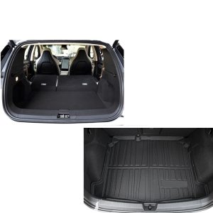 Waterproof TPE Foldable Trunk Mat for DEEPAL G318 Hybird, Changan Eado PLUS, and Ruicheng CC