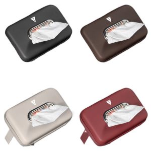 Carbon Fiber Texture Leather Car Tissue Box for DEEPAL SL03 and DEEPAL S07