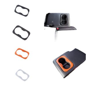 Rear Armrest Water Cup Holder Cover Trim for 2022-Present CHANGAN UNI-V ABS Decor Piece