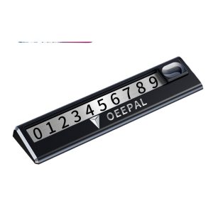 Luminous Hidden Car Temporary Parking Number Plate for DEEPAL SL03 and S07