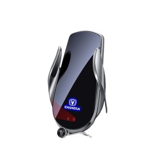 15W Wireless Charging Car Phone Holder with Electric Clamping for Changan CS75 CS55 Eado UNI-T Deepal SL03