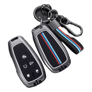 Zinc Alloy 5-Button Smart Key Cover for CHANGAN UNI-T/K/V, OSHAN X7, CS35/55 PLUS