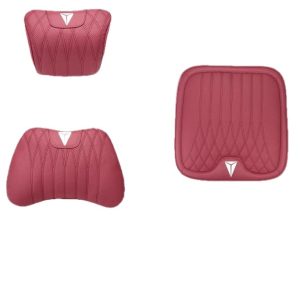Nappa Leather Neck Pillow and Lumbar Support Cushion for DEEPAL S07 SL03 G318