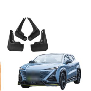Black Mudguards Splash Guards Set for CHANGAN UNI-T 2020-2023 4pcs