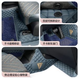 Custom Floor Mats Full Surround Leather Interior Protection for DEEPAL G318 2024