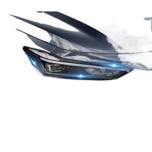 Blackened TPU Headlight and Daytime Running Light Color-Changing Protection Film for CHANGAN UNI-V