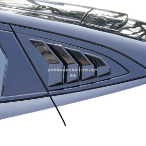 Rear Side Window Louver Trim Carbon Fiber Style for CHANGAN UNI-V
