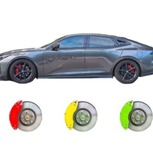 Aluminum Alloy Brake Caliper Covers for CHANGAN UNI-V, CS75 PLUS, DEEPAL SL03, and OSHAN Z6