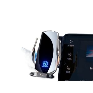 Electric Mobile Phone Holder for CHANGAN CS75, CS55, Eado PLUS, and UNI Series - Central Screen Clip Mount