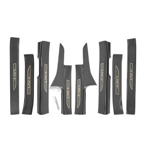 Interior and Exterior Door Sill Protector Threshold Plates 8-Piece Set for CHANGAN UNI-V