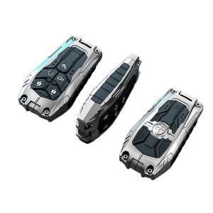 All-Inclusive Zinc Alloy and Silicone Key Fob Cover Case for CHANGAN UNI-V, Eado, and Lumin