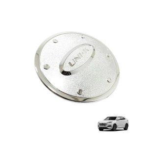 Fuel Tank Cover Decorative Trim for CHANGAN UNI-K 2024, ABS Silver Fuel Filler Protection