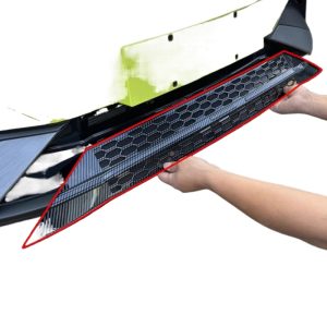 Front Upper Insect Protection Grille Cover Matte Black Honeycomb for DEEPAL S07 / S7 (Non-Intelligent Driving Version)