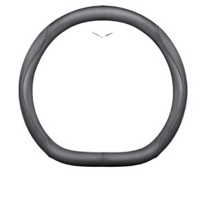 Custom Steering Wheel Cover for DEEPAL G318 2024 - Ultra-Thin D-Shape Genuine Leather Suede Finish