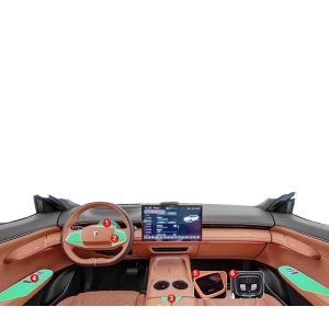 Interior Screen Protector Set Navigation and Passenger Display for DEEPAL S07 / S7