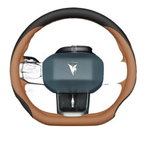 Genuine Leather Steering Wheel Cover for DEEPAL S07 S7 L07 SL03 G318