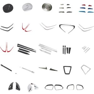 Red Front Fog Light Eyebrow Trim Cover for CHANGAN UNI-T (2020+) ABS Plastic Exterior Styling