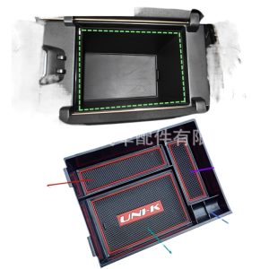 Center Console Armrest Storage Box Organizer for CHANGAN UNI-K