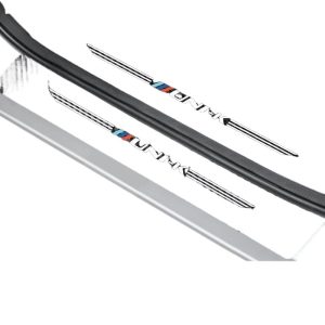 Door Sill and Trunk Welcome Pedal Protective Carbon Fiber Texture Leather Stickers for CHANGAN UNI-K