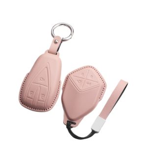 Pink PU Leather Smart Key Cover for DEEPAL S07 S7 SL03 and CHANGAN G318