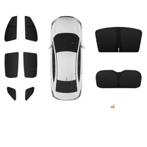 Opaque Window Sunshade Set for DEEPAL G318 (2024), Privacy Camping Heat Insulation Shields