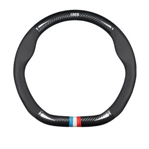 Genuine Leather and Carbon Fiber Steering Wheel Cover for DEEPAL S07 (S7)